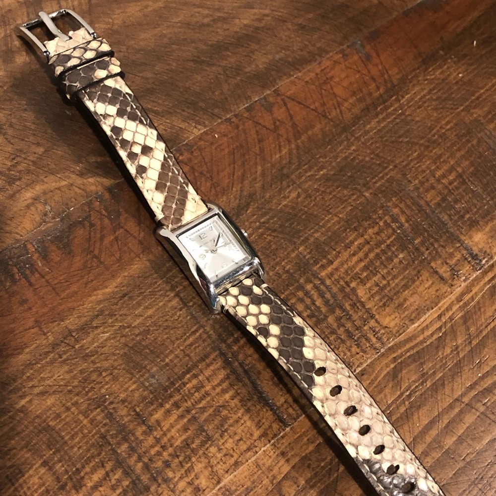 Michael Kors Genuine Python Watch - Picture 3 of 8